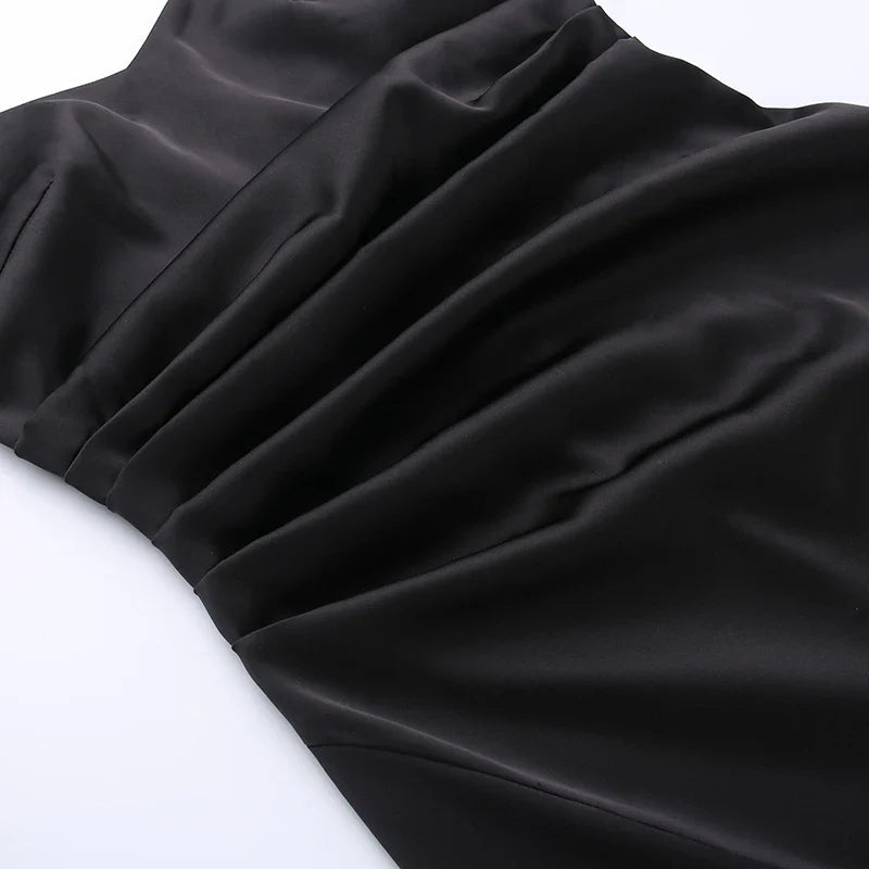 Swing Collar Sleeveless  Dress