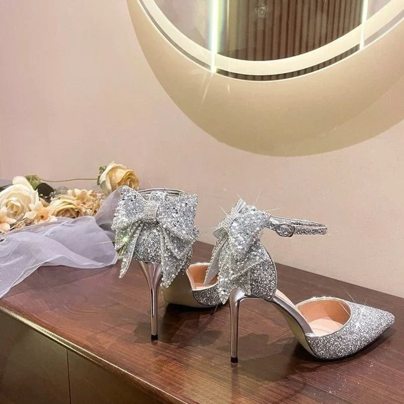 Butterfly Knot  High Heel Elegant Women's Shoes